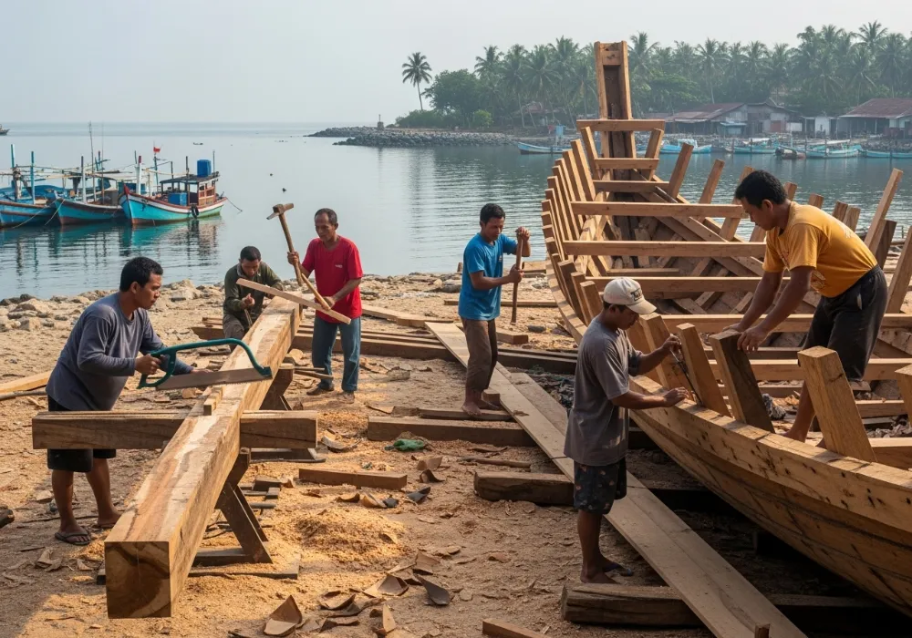 Kayu Terbaik untuk Konstruksi Kapal