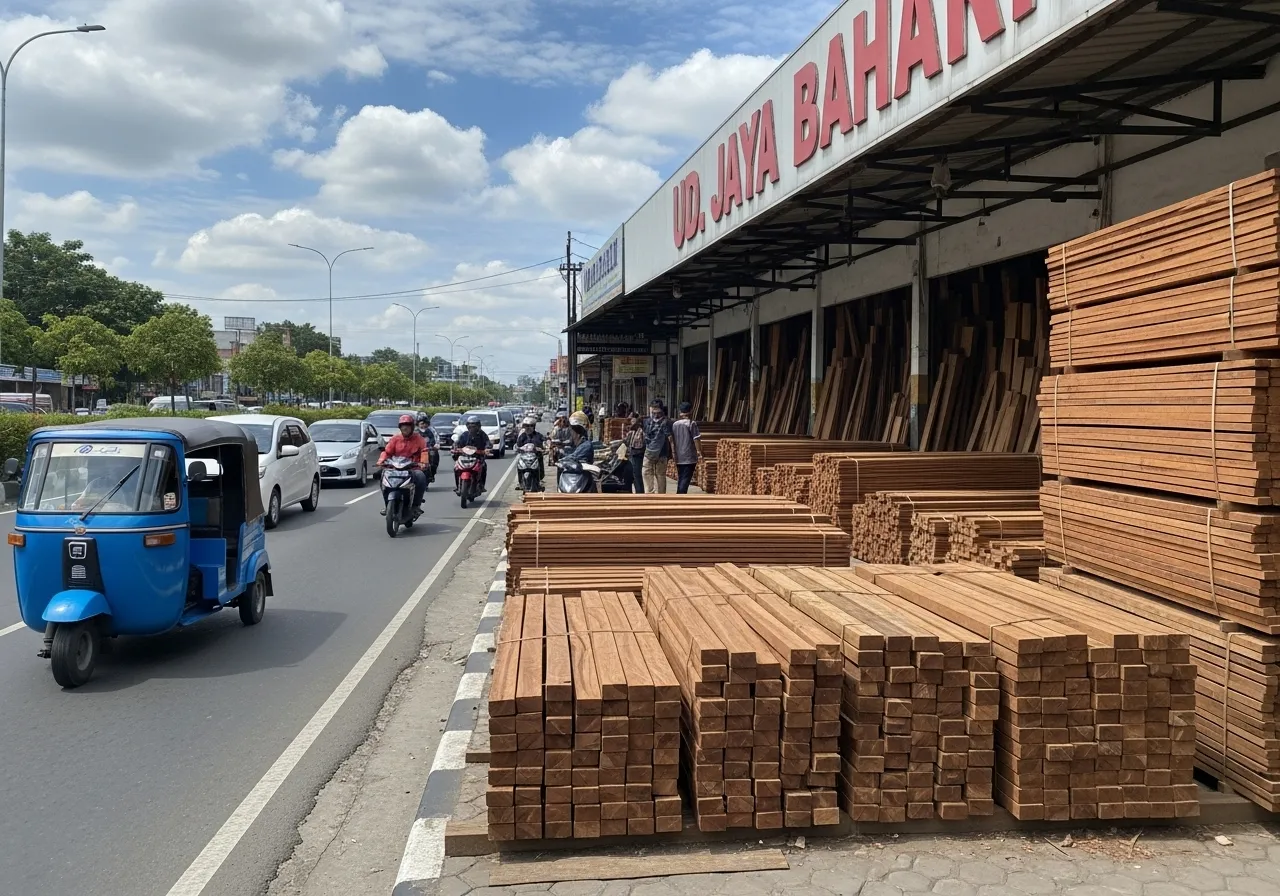 Pusat Kayu Meranti Terbaik di Jakarta Utara