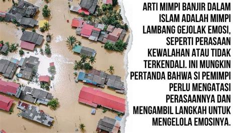arti mimpi banjir