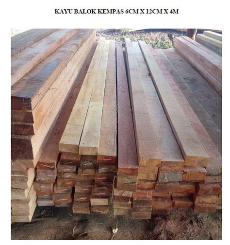 harga kayu kempas 6x12 1