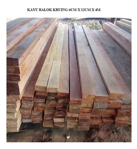 kayu kruing balok