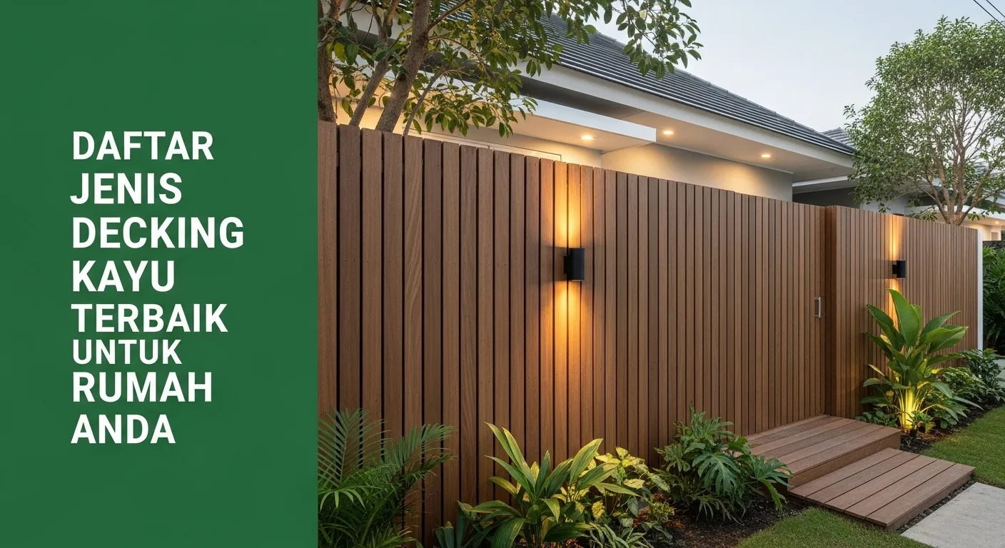 Daftar Jenis Decking Kayu Terbaik untuk Rumah Anda