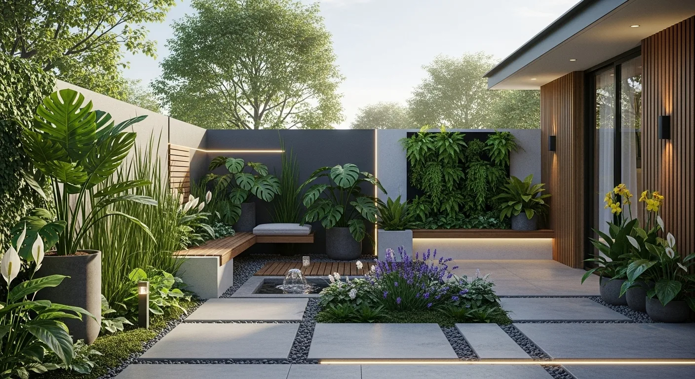 Taman Modern untuk Rumah Type 36