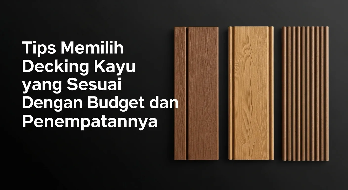 Tips Memilih Decking Kayu Sesuai Budget dan Penempatan