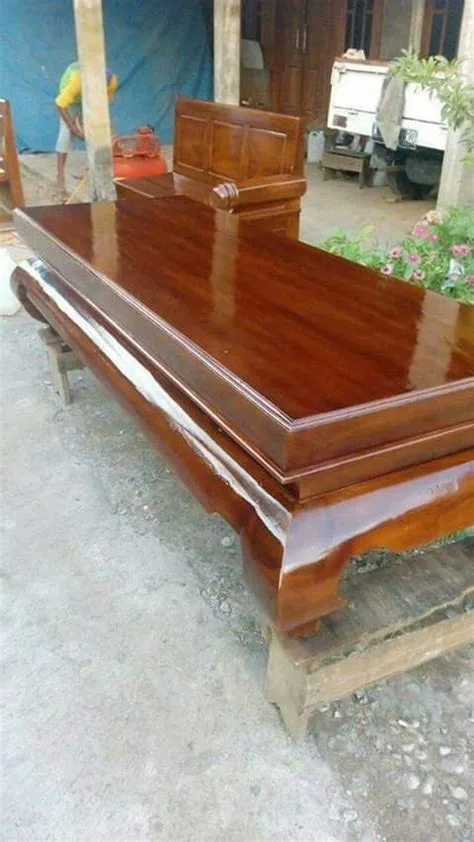 harga meja dari kayu merbau