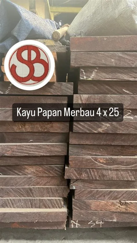 harga papan kayu merbau per lembar