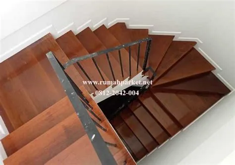 harga trap tangga kayu merbau