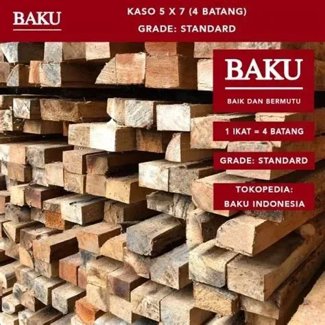 3 kubik kaso 5x7 3meter berapa batang Kubik Kaso